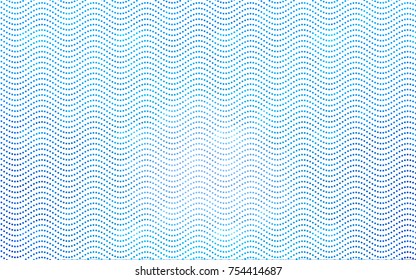 Light BLUE vector red pattern of geometric circles, shapes. Colorful mosaic banner. Geometric background with colored disks.