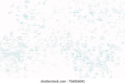 Light BLUE vector red pattern of geometric circles, shapes. Colorful mosaic banner. Geometric background with colored disks.