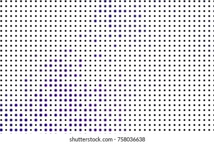 Light BLUE vector red pattern of geometric circles, shapes. Colorful mosaic banner. Geometric background with colored disks.