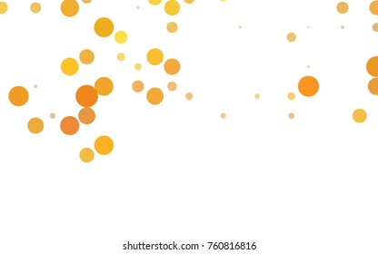 Light BLUE vector red pattern of geometric circles, shapes. Colorful mosaic banner. Geometric background with colored disks.