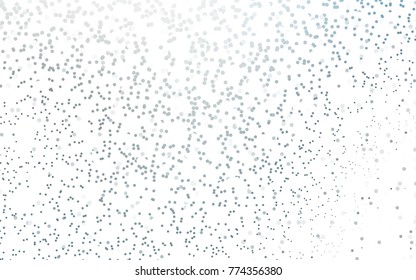 Light BLUE vector red pattern of geometric circles, shapes. Colorful mosaic banner. Geometric background with colored disks.