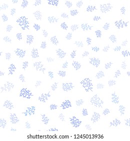 Snowflakes Vector Seamless Pattern Snowfall Christmas Stock Vector ...