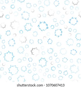 Light BLUE vector seamless  backdrop with dots. Modern abstract illustration with colorful water drops. Beautiful design for your business advert.