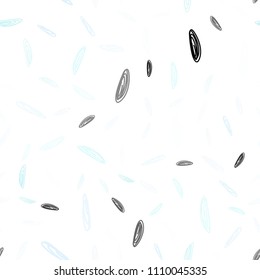 Light BLUE vector seamless backdrop with dots. Abstract illustration with colored bubbles in nature style. Completely new template for your brand book.