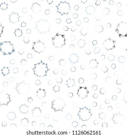 Light BLUE vector seamless backdrop with dots. Modern abstract illustration with colorful water drops. Beautiful design for your business advert.