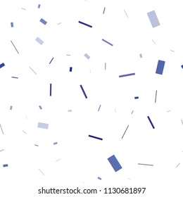 Light BLUE vector seamless backdrop with rectangles, squares. Glitter abstract illustration with rectangular shapes. Smart design for your business advert.