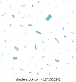 Light BLUE vector seamless backdrop with rectangles, squares. Decorative design in abstract style with rectangles. The template can be used as a background.