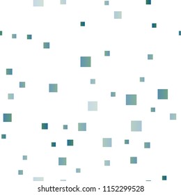 Light BLUE vector seamless backdrop with rectangles, squares. Abstract gradient illustration with rectangles. Pattern for busines ad, booklets, leaflets