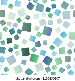 Light BLUE vector seamless backdrop with rectangles, squares. Modern abstract illustration with colorful rectangles. Pattern for commercials.