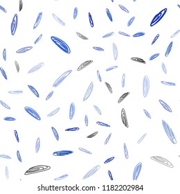 Light BLUE vector seamless backdrop with dots. Blurred bubbles on abstract background with colorful gradient. Beautiful design for your business advert.