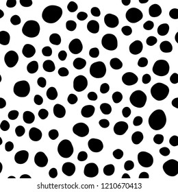 Light BLUE vector seamless backdrop with dots, spots. Abstract illustration with colored bubbles in nature style. Pattern for trendy fabric, wallpapers.