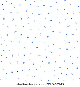 Light BLUE vector seamless backdrop with dots and lines. Colorful illustration with circles and lines in futuristic style. Template for business cards, websites.