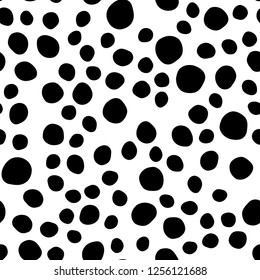 Light BLUE vector seamless backdrop with dots, spots. Glitter abstract illustration with blurred drops of rain. Pattern for design of window blinds, curtains.