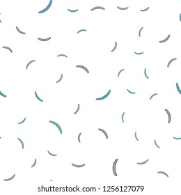 Light BLUE vector seamless backdrop with curved lines. Modern gradient abstract illustration with bandy lines. The best colorful design for your business.