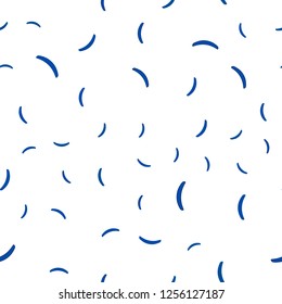 Light BLUE vector seamless backdrop with wry lines. A sample with colorful lines, shapes. Abstract design for your web site.