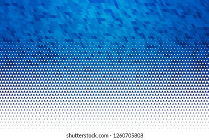 Light BLUE vector seamless backdrop with lines, triangles. Beautiful illustration with triangles in nature style. Pattern for trendy fabric, wallpapers.