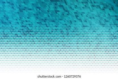 Light BLUE vector seamless backdrop with lines, triangles. Abstract gradient illustration with triangles. Pattern for trendy fabric, wallpapers.