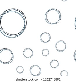 Light BLUE vector seamless backdrop with dots. Beautiful colored illustration with blurred circles in nature style. Template for business cards, websites.