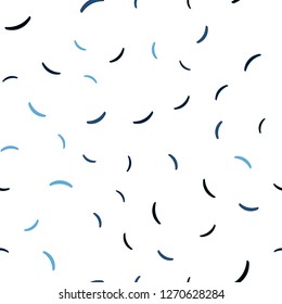 Light BLUE vector seamless backdrop with wry lines. Colorful geometric sample with gradient lines.  Template for cell phone screens.
