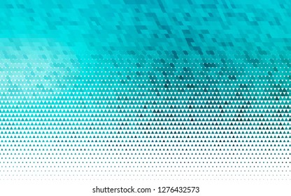 Light BLUE vector seamless backdrop with lines, triangles. Glitter abstract illustration with triangular shapes. Trendy design for wallpaper, fabric makers.