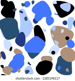 Light Blue vector seamless backdrop with dots. Illustration with set of shining colorful abstract circles. Design for wallpaper, fabric makers.