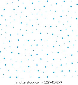 Light BLUE vector seamless backdrop with dots. Modern abstract illustration with colorful water drops. Trendy design for wallpaper, fabric makers.