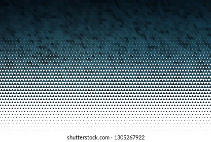 Light BLUE vector seamless backdrop with lines, triangles. Illustration with set of colorful triangles. Pattern for trendy fabric, wallpapers.