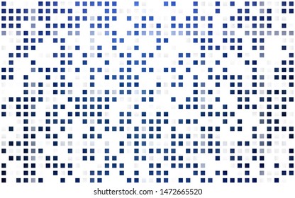 Light BLUE vector seamless backdrop with rectangles, squares. Modern abstract illustration with colorful rectangles. Template for business cards, websites.