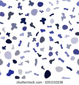 Light BLUE vector seamless background with liquid shapes. Colorful abstract illustration with gradient lines. The elegant pattern for brand book.