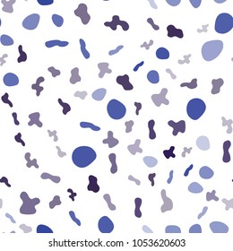 Light BLUE vector seamless background with curved circles. Shining illustration, which consist of blurred lines, circles. New composition for your brand book.