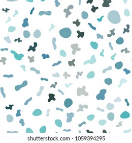 Light BLUE vector seamless background with lamp shapes. A vague circumflex abstract illustration with gradient. A completely new template for your business design.