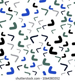 Light BLUE vector seamless  background with curved circles. Brand-new colored illustration in marble style with gradient. A completely new memphis design for your business.