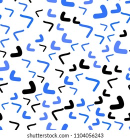 Light BLUE vector seamless  background with lamp shapes. Glitter abstract illustration with wry lines. Marble style for your business design.