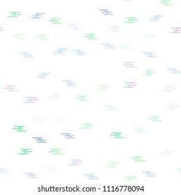 Light BLUE vector seamless background with straight lines. Modern geometrical abstract illustration with staves. Best design for your ad, poster, banner.