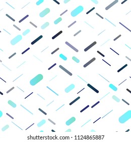 Light BLUE vector seamless background with straight lines. Shining colored illustration with narrow lines. Best design for your ad, poster, banner.