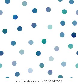 Light BLUE vector seamless background with bubbles. Blurred decorative design in abstract style with bubbles. The pattern can be used for ads, leaflets of liquid.