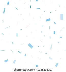 Light BLUE vector seamless background with rectangles. Glitter abstract illustration with rectangular shapes. Smart design for your business advert.
