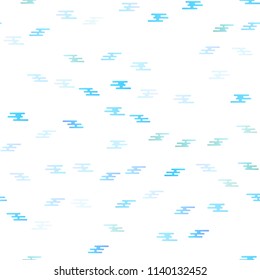 Light BLUE vector seamless background with straight lines. Modern geometrical abstract illustration with staves. The pattern can be used as ads, poster, banner for commercial.