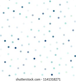 Light BLUE vector seamless background with bubbles. Modern abstract illustration with colorful water drops. Beautiful design for your business natural advert.