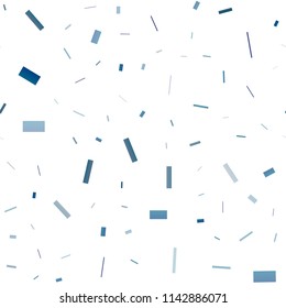 Light BLUE vector seamless background with rectangles. Rectangles on abstract background with colorful gradient. Modern template for your landing page.