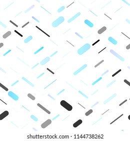Light BLUE vector seamless background with straight lines. Lines on blurred abstract background with gradient. The pattern can be used for websites.