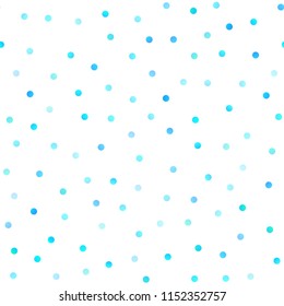 Light BLUE vector seamless background with bubbles. Blurred decorative design in abstract style with bubbles. The pattern can be used for beautiful websites.