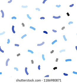 Light BLUE vector seamless background with abstract circles. An elegant bright illustration with gradient. The elegant pattern for brand book.