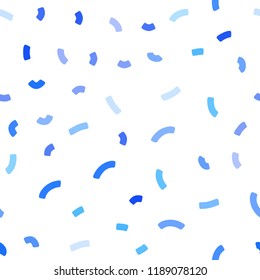 Light BLUE vector seamless background with liquid shapes. A completely new color illustration in marble style. A completely new template for your business design.
