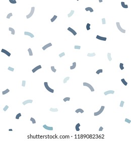 Light BLUE vector seamless background with abstract circles. A sample with blurred bubble shapes. A new texture for your  ad, booklets, leaflets.