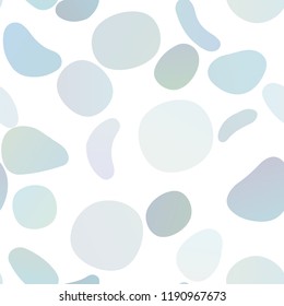 Light BLUE vector seamless background with bubbles. Modern abstract illustration with colorful water drops. Trendy design for wallpaper, fabric makers.