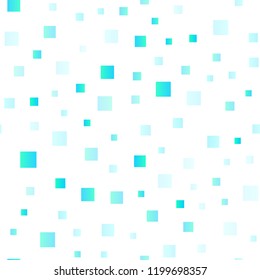 Light BLUE vector seamless background with rectangles. Decorative design in abstract style with rectangles. Best design for your ad, poster, banner.