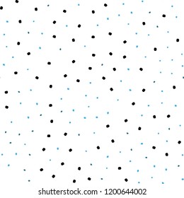 Light BLUE vector seamless background with bubbles. Modern abstract illustration with colorful water drops. Design for textile, fabric, wallpapers.