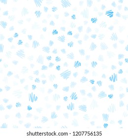 Light BLUE vector seamless background with straight lines. Modern geometrical abstract illustration with Lines. Pattern for ads, posters, banners.