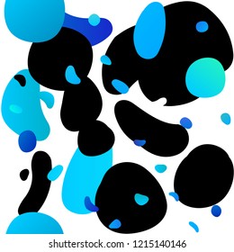 Light BLUE vector seamless background with bubbles. Abstract illustration with colored bubbles in nature style. Design for textile, fabric, wallpapers.